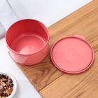 Ланч-бокс круглый FoodVibes «Цвети от счастья», 500 мл - Фото 3