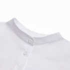 Рубашка женская с воротником стойка MINAKU: Casual Collection, размер 42, белый - Фото 8