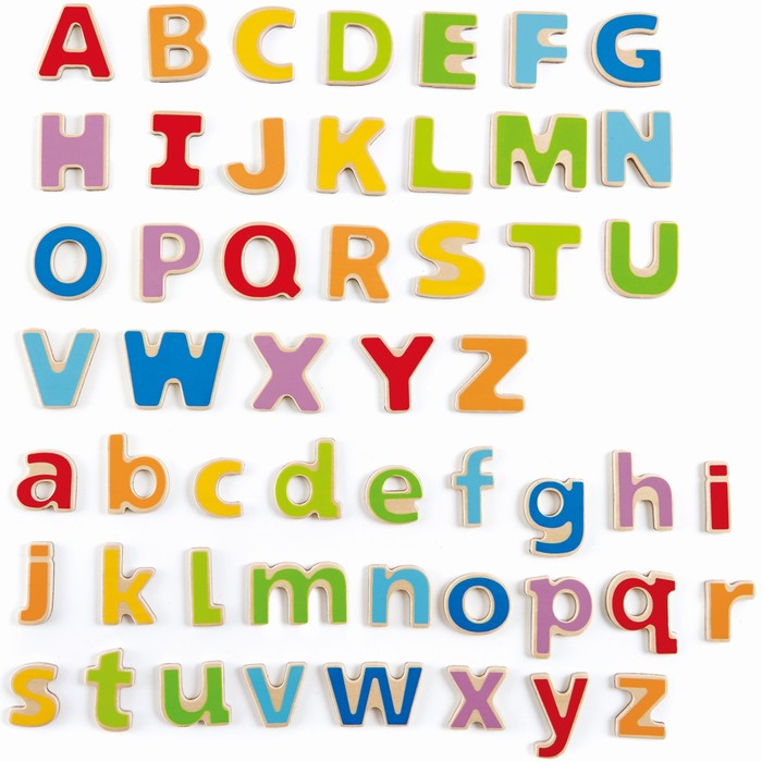 Игровой набор для детей - магнитные буквы, Английский алфавит - Фото 1