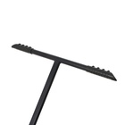 Движок для уборки снега, оцинкованный ковш 43×75 см, металлическая планка, на колёсах, металлический черенок, с ручкой - Фото 11