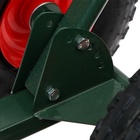 Движок для уборки снега, оцинкованный ковш 43×75 см, металлическая планка, на колёсах, металлический черенок, с ручкой - Фото 17