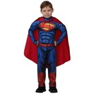 Карнавальный костюм "Супермэн" с мускулами Warner Brothers р.134-68 - фото 4029400