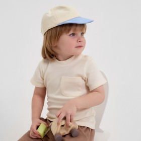 Футболка детская «Крошка Я» BASIC LINE, рост 74-80 см, молочная