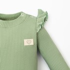 Костюм: джемпер и леггинсы Крошка, Я BASIC LINE, рост 62-68 см, зелёный - Фото 5