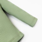 Костюм: джемпер и леггинсы Крошка, Я BASIC LINE, рост 62-68 см, зелёный - Фото 6