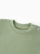 Лонгслив детский «Крошка Я» BASIC LINE, рост 62-68 см, зелёный - Фото 2