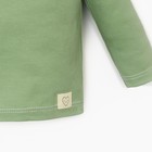 Лонгслив Крошка Я BASIC LINE, рост 74-80 см, зелёный - Фото 4