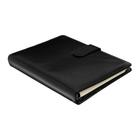 Органайзер на кольцах формат А5, 96 листов в линейку, с ремешком Классика ЧЕРНЫЙ - Фото 2