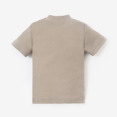 Футболка детская «Крошка Я» BASIC LINE, бежевая, рост 68-74 см