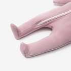 Комбинезон с капюшоном Крошка, Я BASIC LINE, рост 68-74 см, розовый - Фото 7