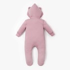 Комбинезон с капюшоном Крошка, Я BASIC LINE, рост 74-80 см, розовый - Фото 8