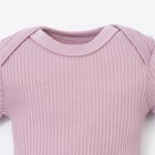 Боди детское Крошка Я BASIC LINE, рост 86-92 см, розовое - Фото 2