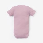 Боди детское Крошка Я BASIC LINE, рост 86-92 см, розовое - Фото 5