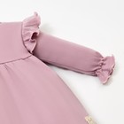 Платье и повязка Крошка, Я BASIC LINE, рост 62-68 см, розовый - Фото 3