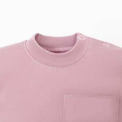 Футболка для девочки «Крошка Я» BASIC LINE, розовый, рост 68-74 см