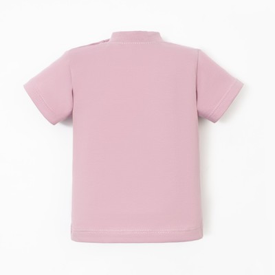 Футболка для девочки «Крошка Я» BASIC LINE, розовый, рост 68-74 см