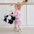 Костюм: толстовка и брюки Крошка Я "Сердечки", рост 62-68 см, розовый - фото 23327548