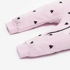 Комбинезон с капюшоном Крошка, Я "Сердечки", рост 80-86 см, розовый 9314657