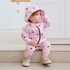 Комбинезон с капюшоном Крошка, Я "Сердечки", рост 80-86 см, розовый 9314657