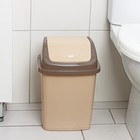 Контейнер для мусора «Комфорт», 10 л, 24,2×19,5×27,2 см, цвет МИКС - фото 10854614