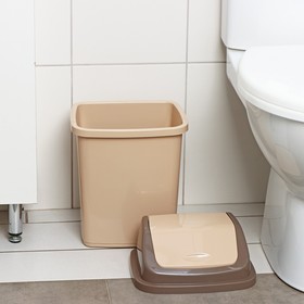 

Контейнер для мусора «Комфорт», 10 л, 24,2×19,5×27,2 см, цвет МИКС