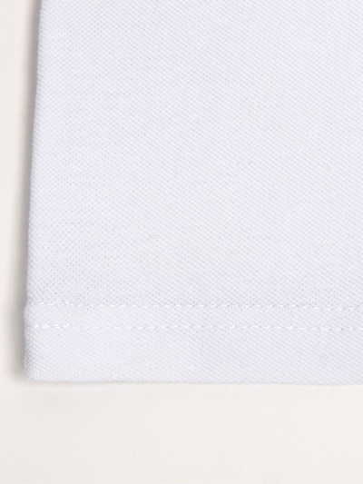 Футболка поло женская MINAKU: Basic line, белая, размер 42