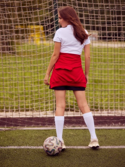 Футболка поло женская MINAKU: Basic line, белая, размер 42