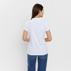 Футболка (поло) женская MINAKU REGULAR FIT: цвет белый, р-р 48 9321317 - фото 12390159