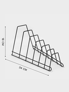Подставка под крышки, 16×18×34 см, чёрный - Фото 2