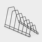 Подставка под крышки, 16×18×34 см, чёрный - Фото 3