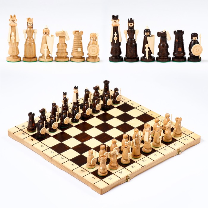 Шахматы польские Madon &quot;Магнат&quot;, 56 х 56 см, король h-12 см