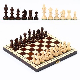 Шахматы польские Madon "Олимпийские", 28.5 х 28.5 см, король h-6 см