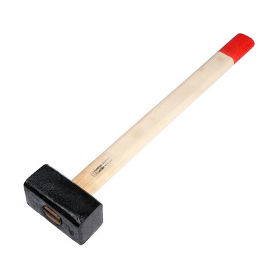 Кувалда кованая «Труд-Вача», удлиненная деревянная рукоятка, 5 кг