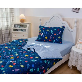 

Комплект детский с одеялом «Макрокосмос», размер 160х220 см, 160х230 см, 50х70 см