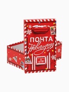 УЦЕНКА Набор коробок подарочных 14 в 1 МИКС, 12×7×4 см - 46.6×35.2×17.5 см, Новый год - Фото 13