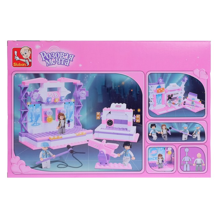 Конструктор Розовая мечта «Съёмочная площадка», 369 деталей 59000
