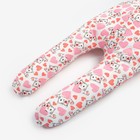 Ползунки для девочки, цвет белый/сердечки, рост 74 см 9351176