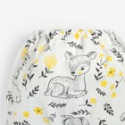 Ползунки детские, цвет белый/олененок, рост 80 см 9351267