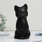 Копилка гипсовая «Кошка», черная, 18 х 8 см - Фото 2
