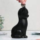 Копилка гипсовая «Кошка», черная, 18 х 8 см - Фото 3