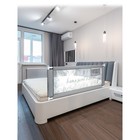 Барьер защитный для кровати AmaroBaby safety of dreams, серый, 120 см. - фото 291518357
