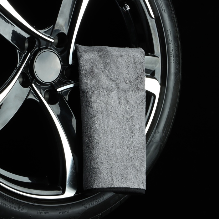 Салфетка из микрофибры высокой плотности, полирующая, 40×30 см, 750 г/м² - Фото 1