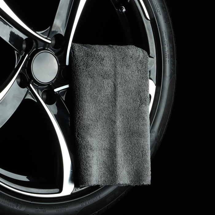 Салфетка из мягкой микрофибры пушистая, полирующая, супервпитывающая 40×40 см, 400 г/м² - Фото 1