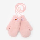 Варежки двойные для девочки, цвет МИКС, 1-2 года - фото 35001382