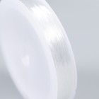 Нить силиконовая для бисера "Astra" 0,6 мм, 25 м, прозрачный матовый - Фото 3