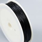 Нить силиконовая для бисера "Astra" 0,6 мм, 25 м, чёрный - Фото 3