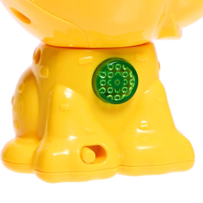 Музыкальная игрушка «Весёлый динозаврик», Коте ТВ, 50 песен, стихов, звуков, световые эффекты 59002