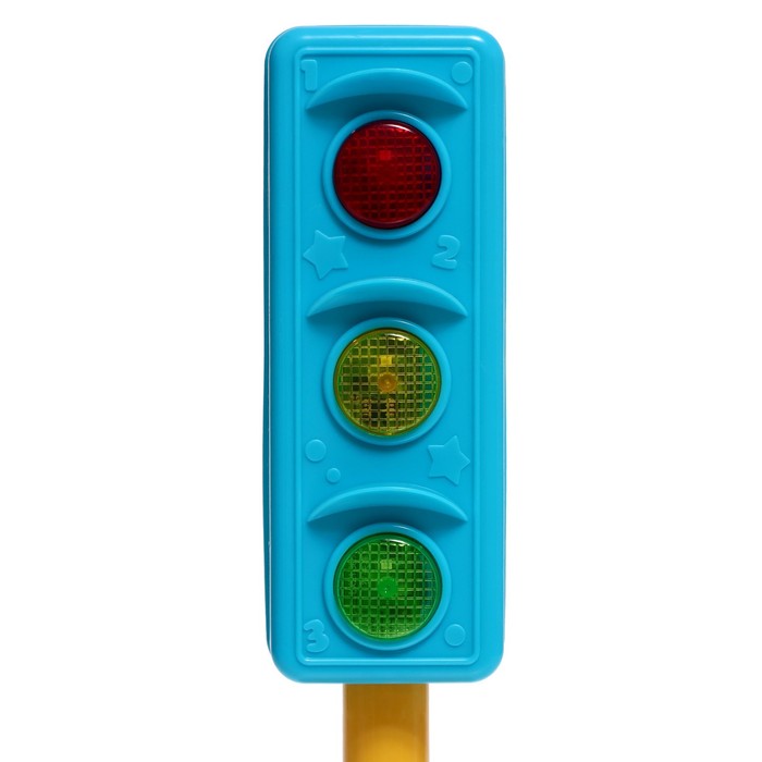 Обучающая игрушка «Светофор», Синий трактор, 45 фраз, стихов, звуков, пдд, световые эффекты 59010