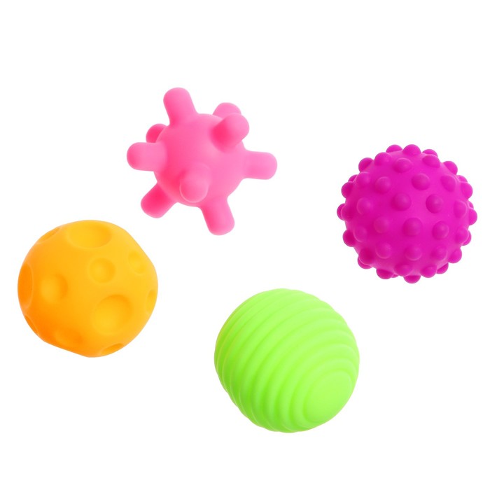 Развивающие мячики для купания, Синий трактор 59011