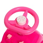 Машина-каталка Selena «Принцесса», с клаксоном, цвет розовый - Фото 7